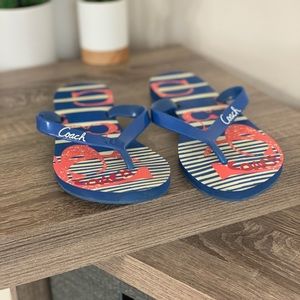 Coach flip flops